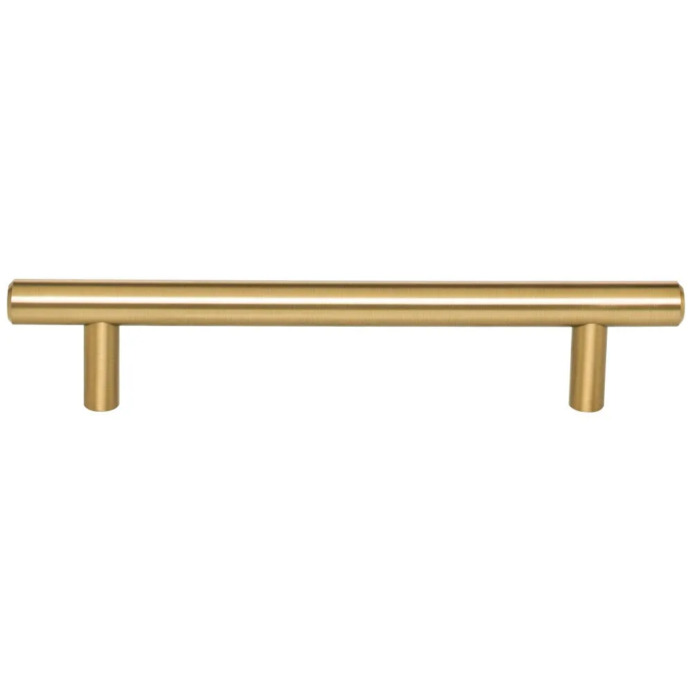 128 MM CENTER-TO-CENTER SATIN BRONZE NAPLES CABINET BAR PULL #176SBZ