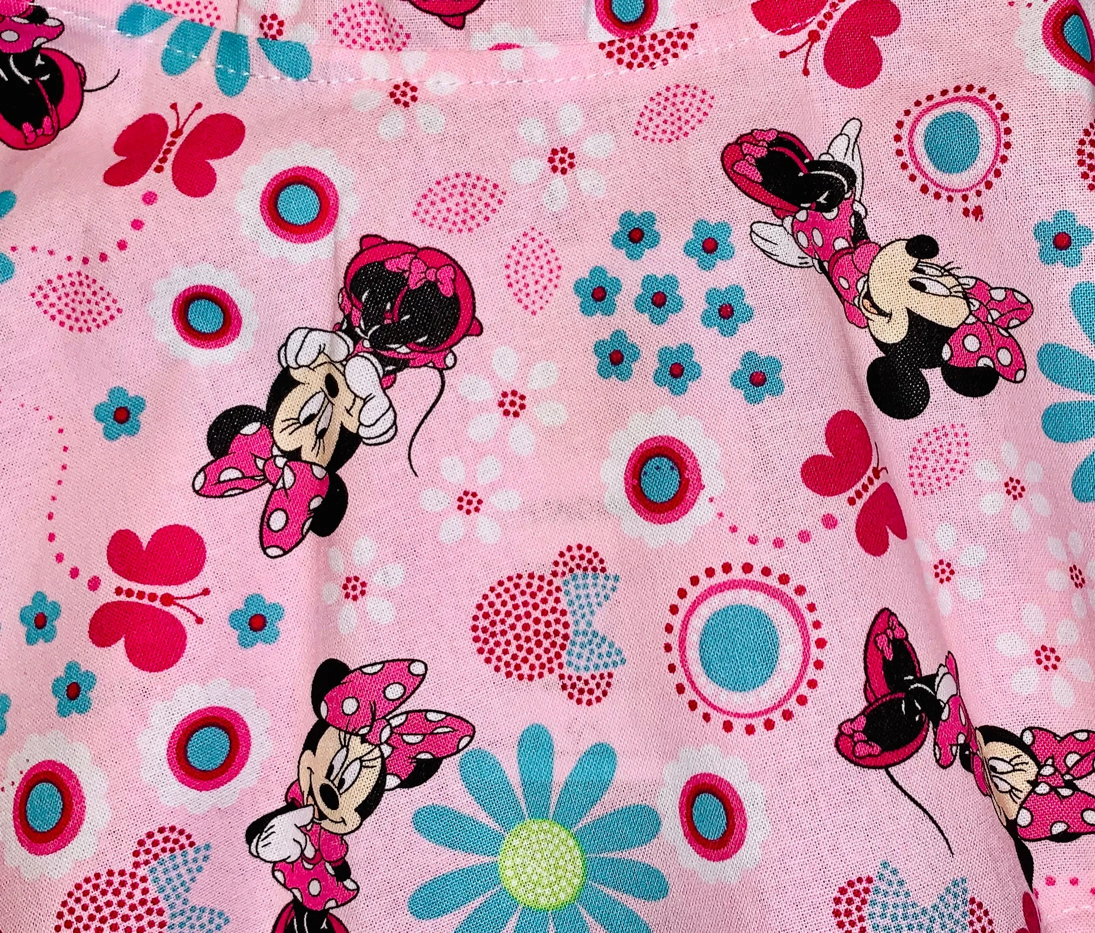 2 Piece Set - Skirt & Slip Ons - Little Pink Mouse