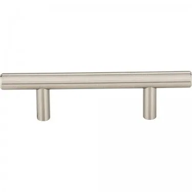 3" CENTER-TO-CENTER SATIN NICKEL NAPLES CABINET BAR PULL #136SN