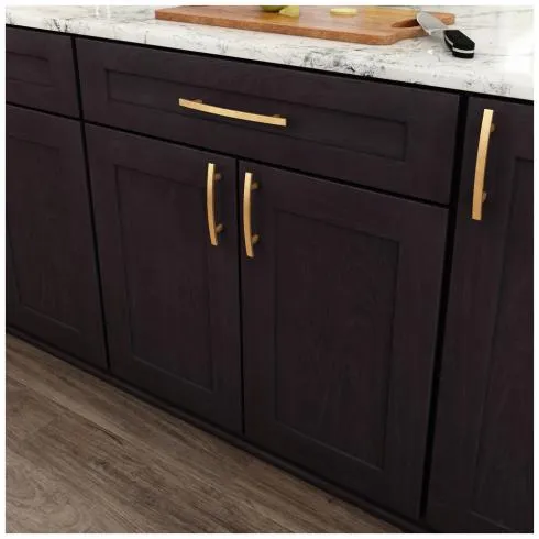 96 MM CENTER-TO-CENTER SATIN NICKEL SQUARE THATCHER CABINET BAR PULL #859-96SN