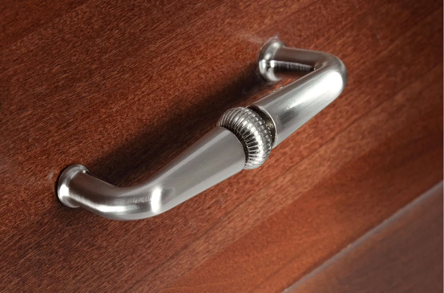 Allen   Roth #0021756 - 3 in. (76mm) Cabinet Pull, Satin Nickel