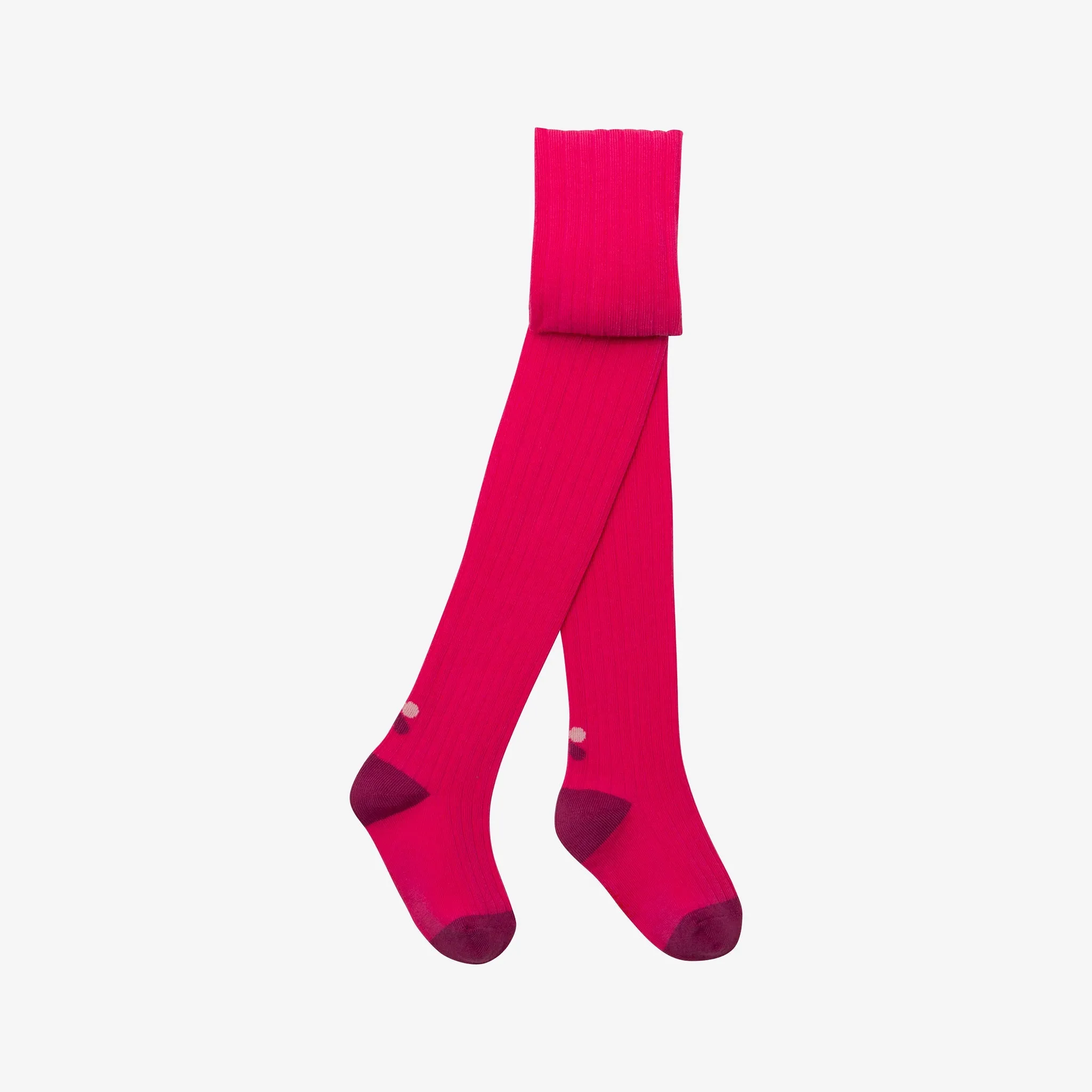 Baby girls' hot pink tights