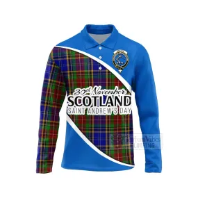 Beattie (Beatty) Family Crest Tartan Long Sleeve Polo Shirt Celebrate Saint Andrew's Day in Style