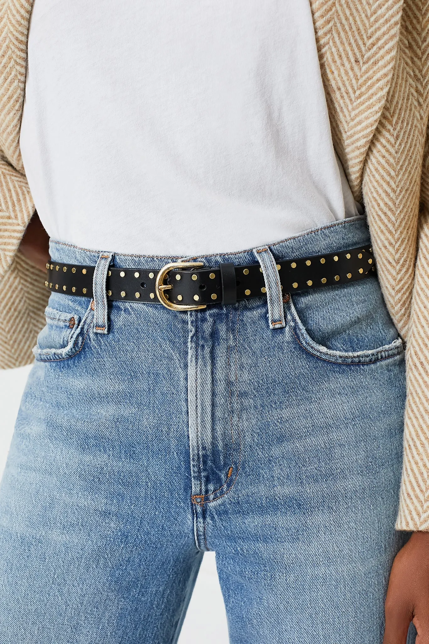 Black Zap Milly Studs Belt