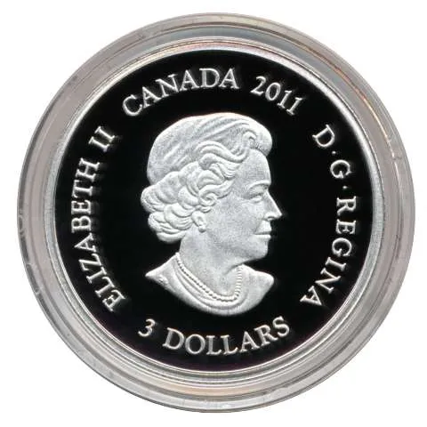 Canada Silver 2011 $3 Family Scene PF .25oz, .9999
