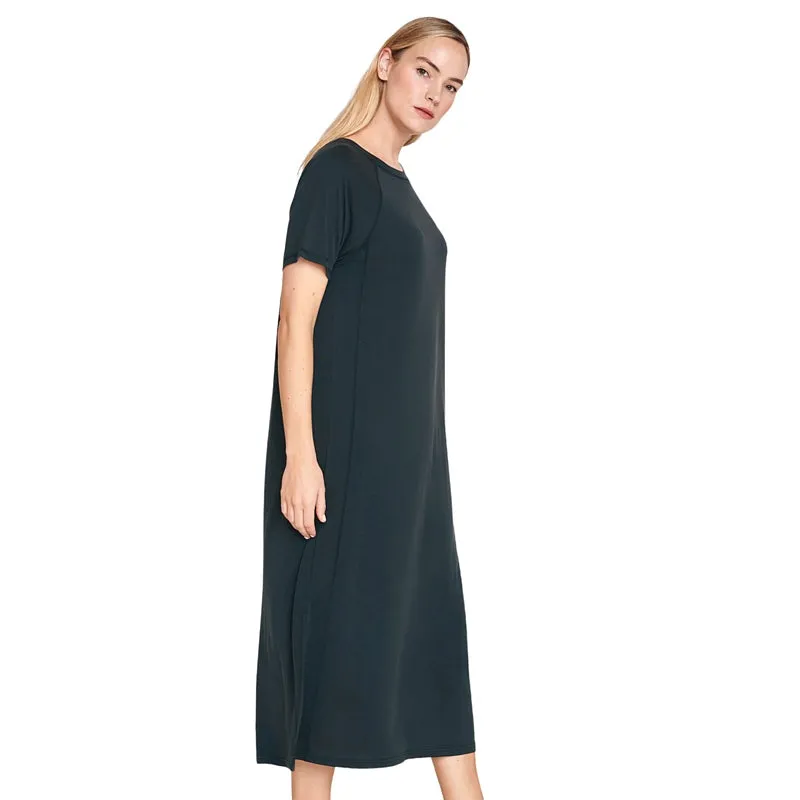 Easy Modal T-Shirt Dress Storm Grey
