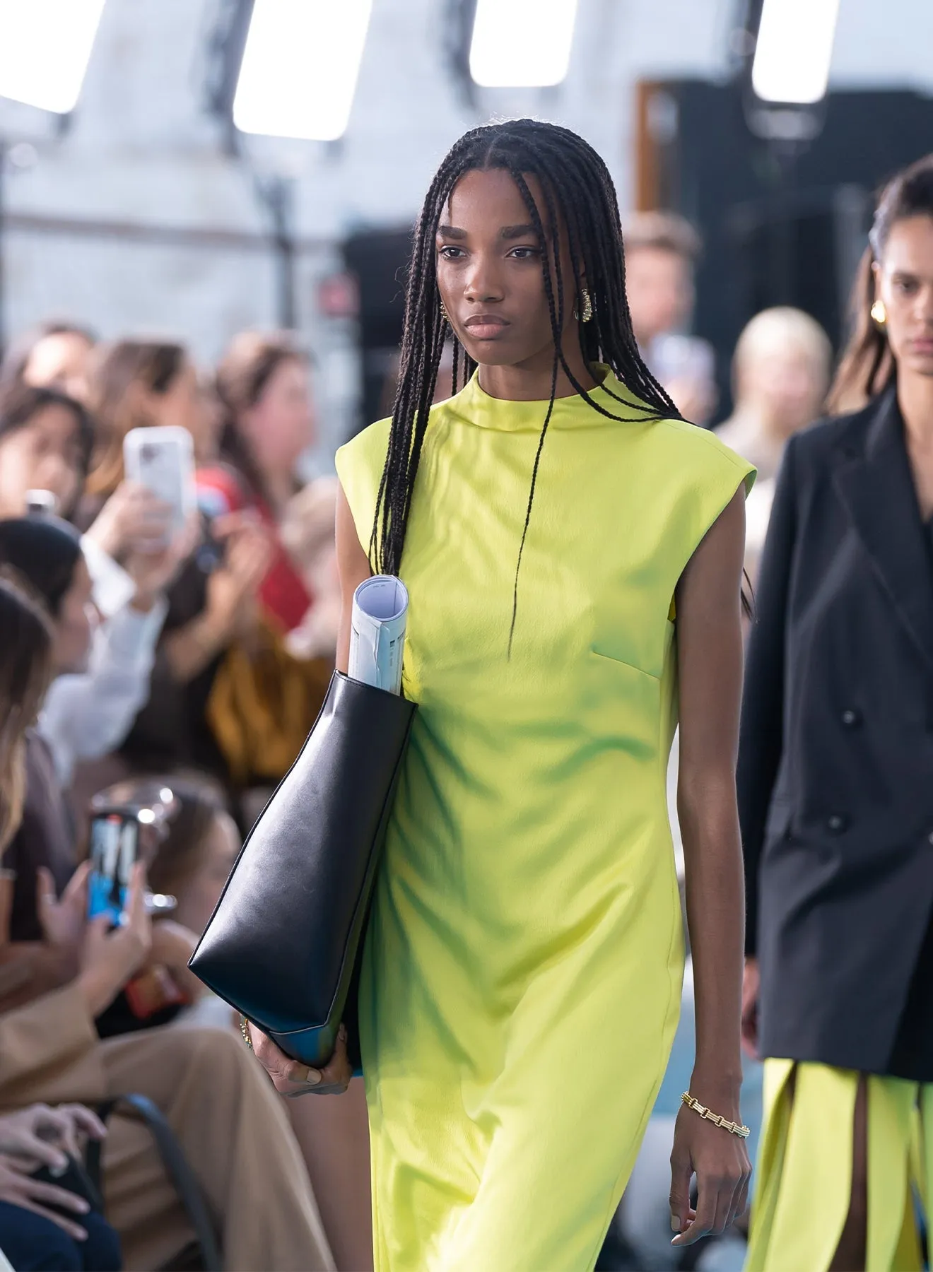 ESTELLE DRESS (CHARTREUSE)