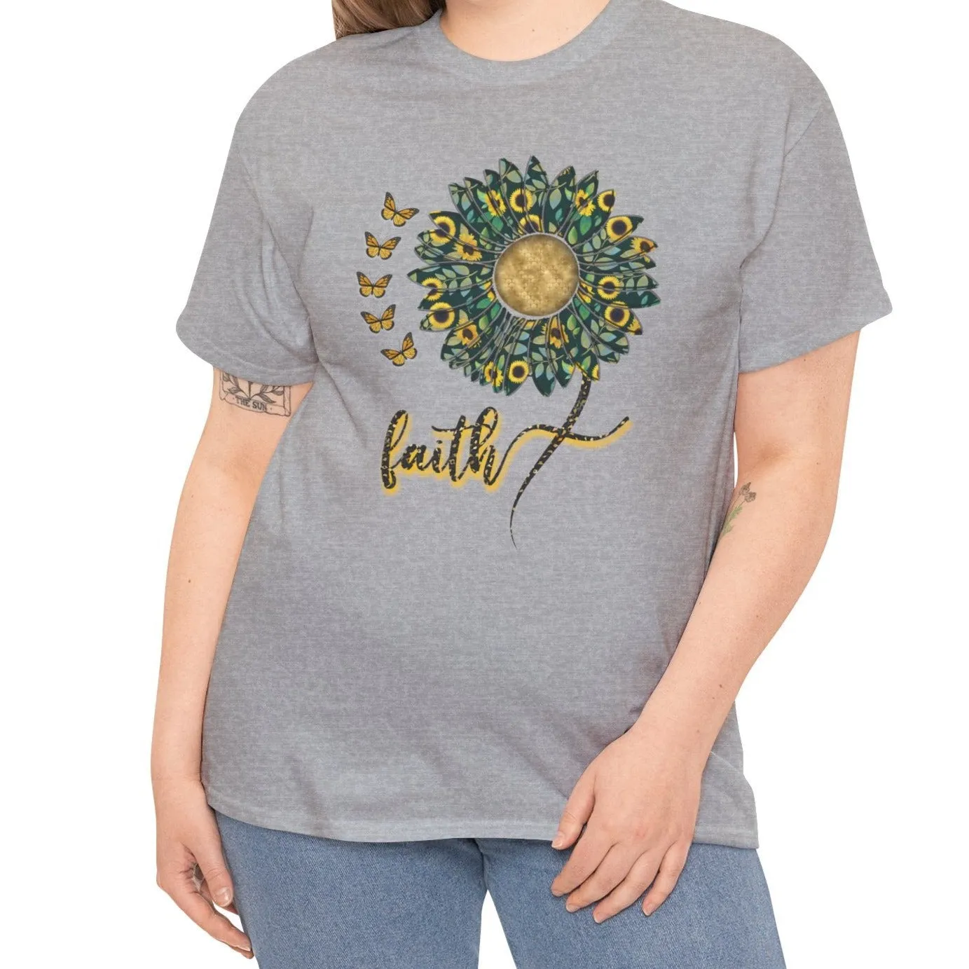 Faith & Sunflowers Tee