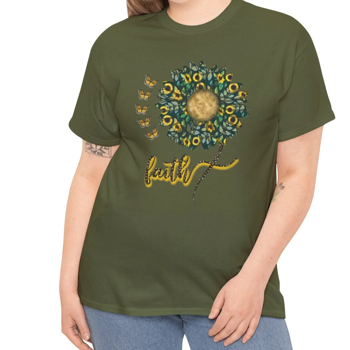 Faith & Sunflowers Tee