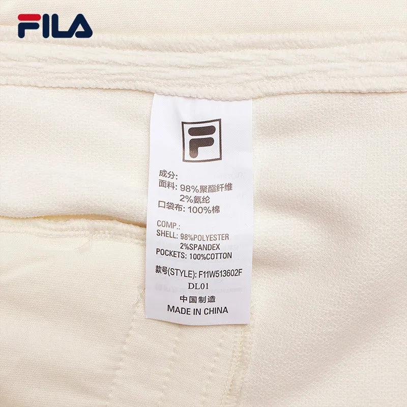 FILA CORE LIFESTYLE WHITE MILAN DESIGN WEEK Women Knit Pants (Ash)