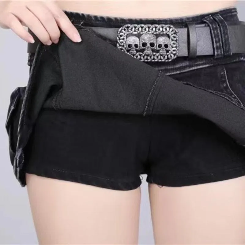 Goth Denim Skirt Collection