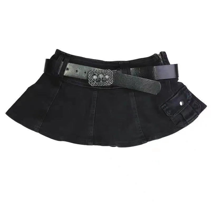 Goth Denim Skirt Collection