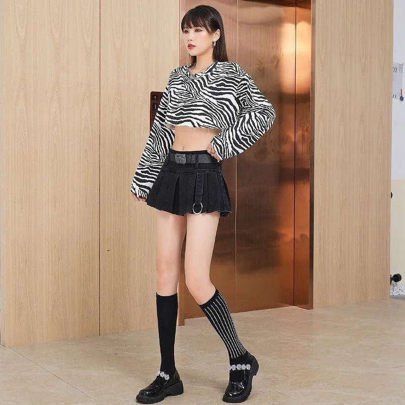 Goth Denim Skirt Collection