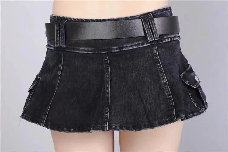 Goth Denim Skirt Collection