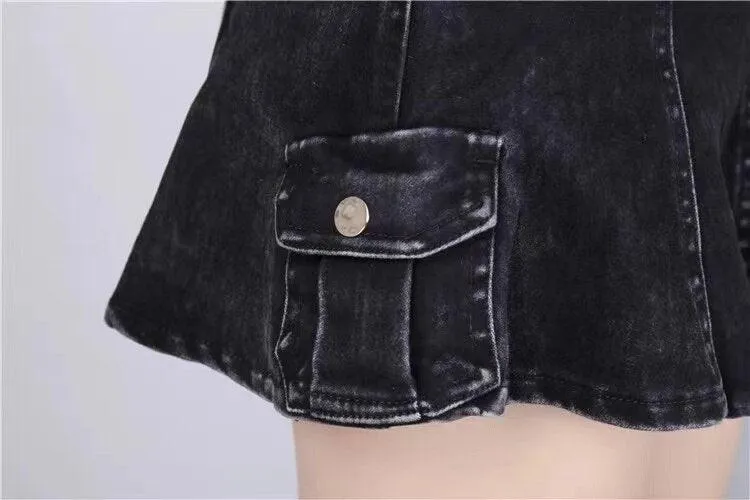 Goth Denim Skirt Collection