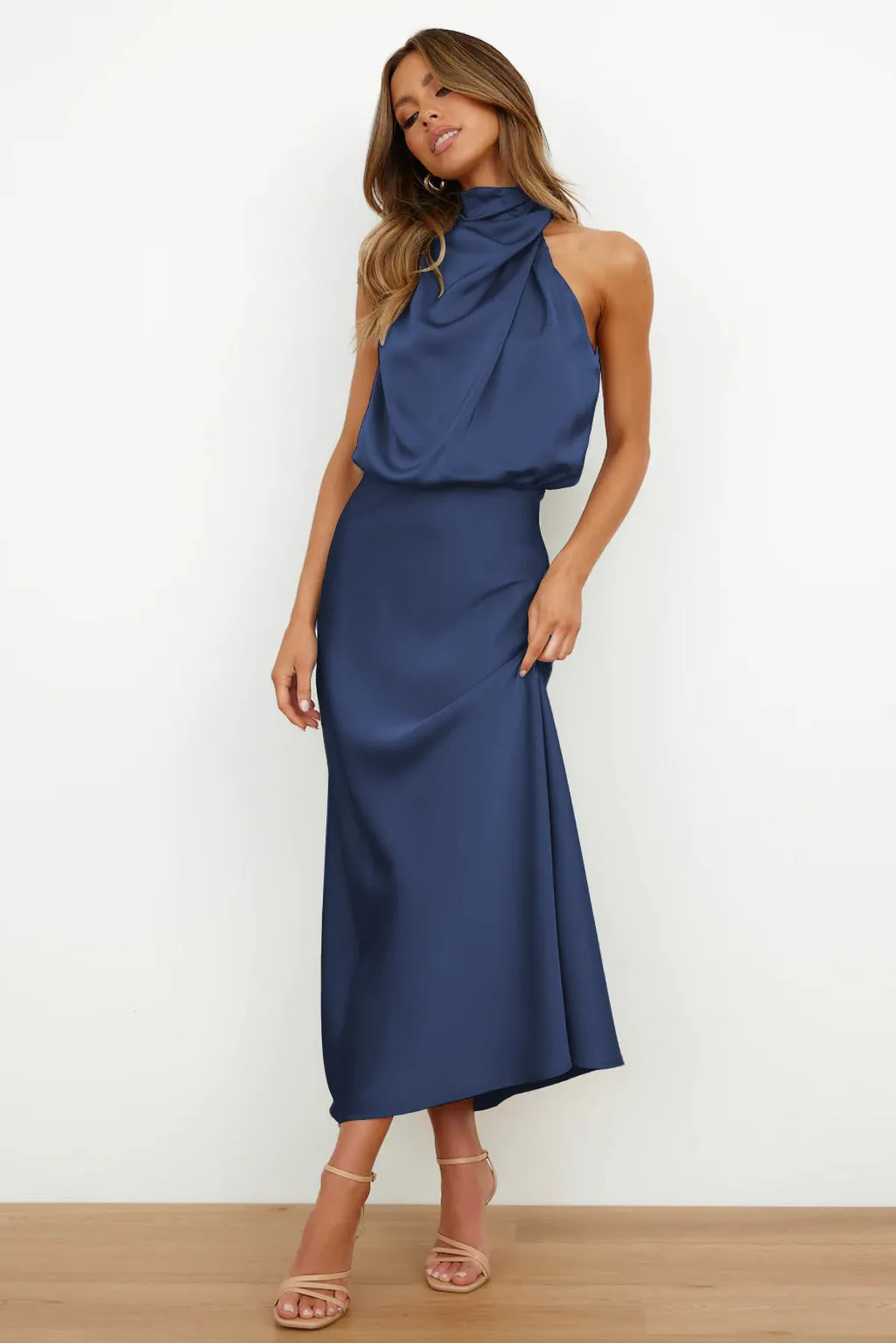 Halter Elegance Cocktail Dress - Culture Heaven Special