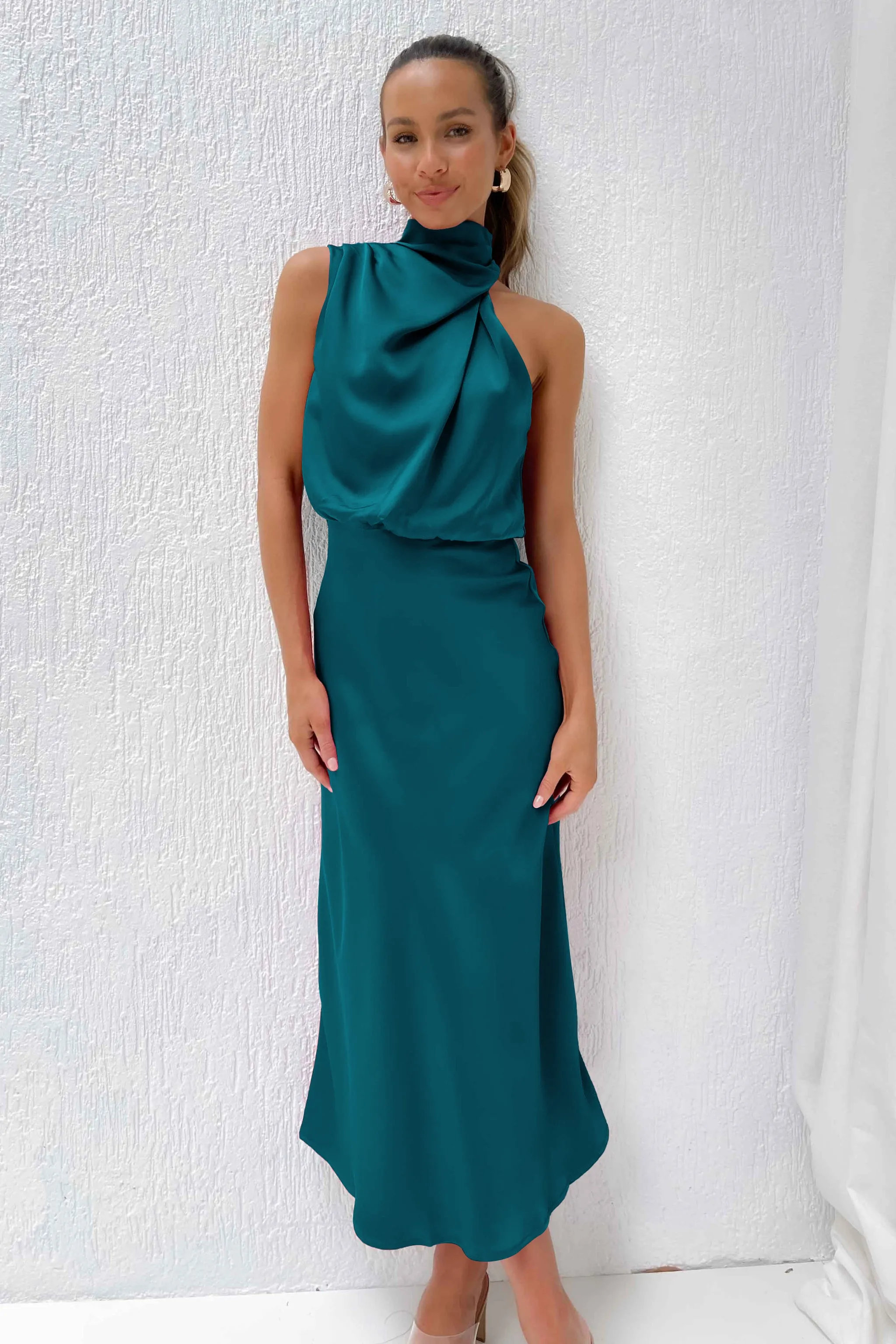 Halter Elegance Cocktail Dress - Culture Heaven Special