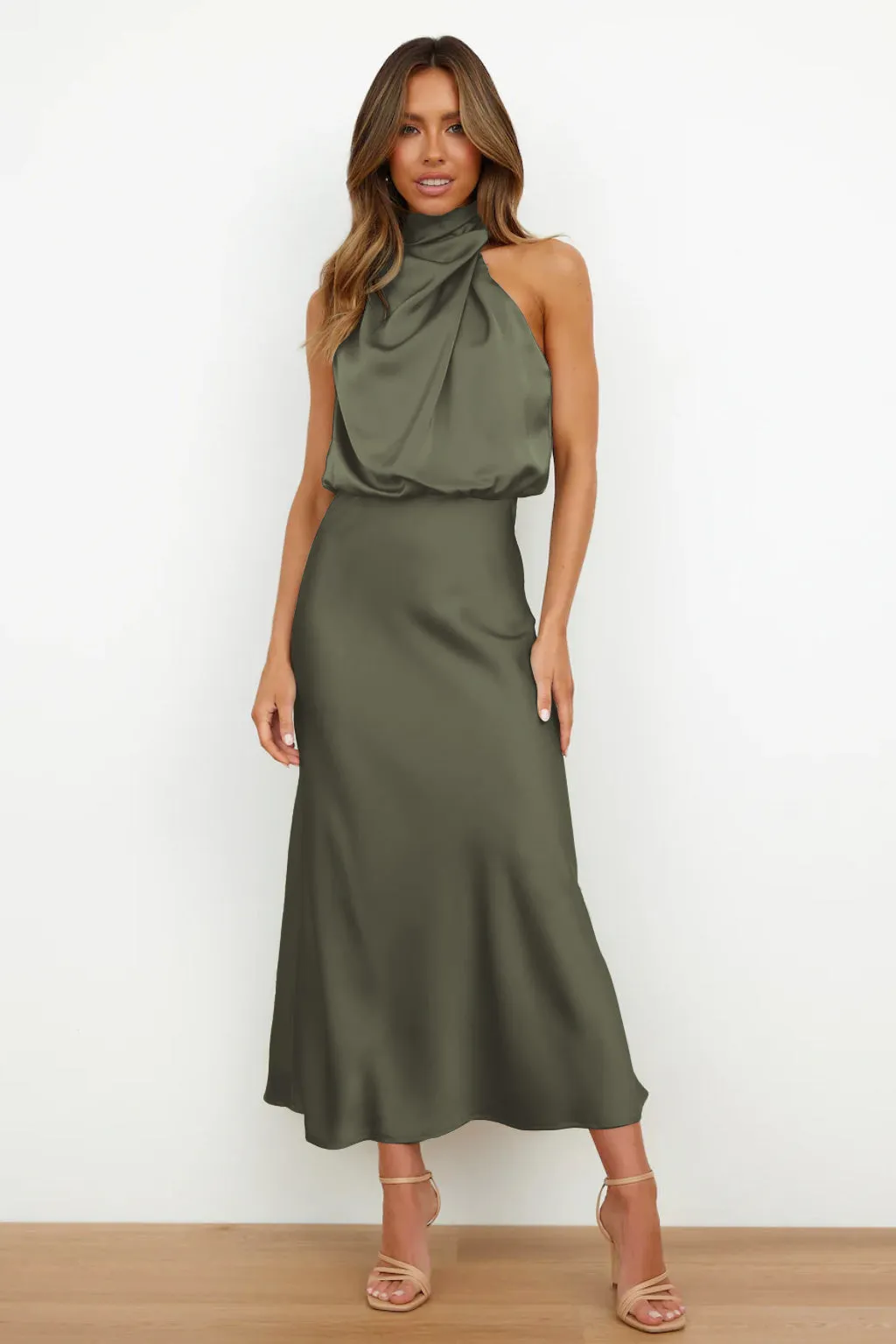 Halter Elegance Cocktail Dress - Culture Heaven Special