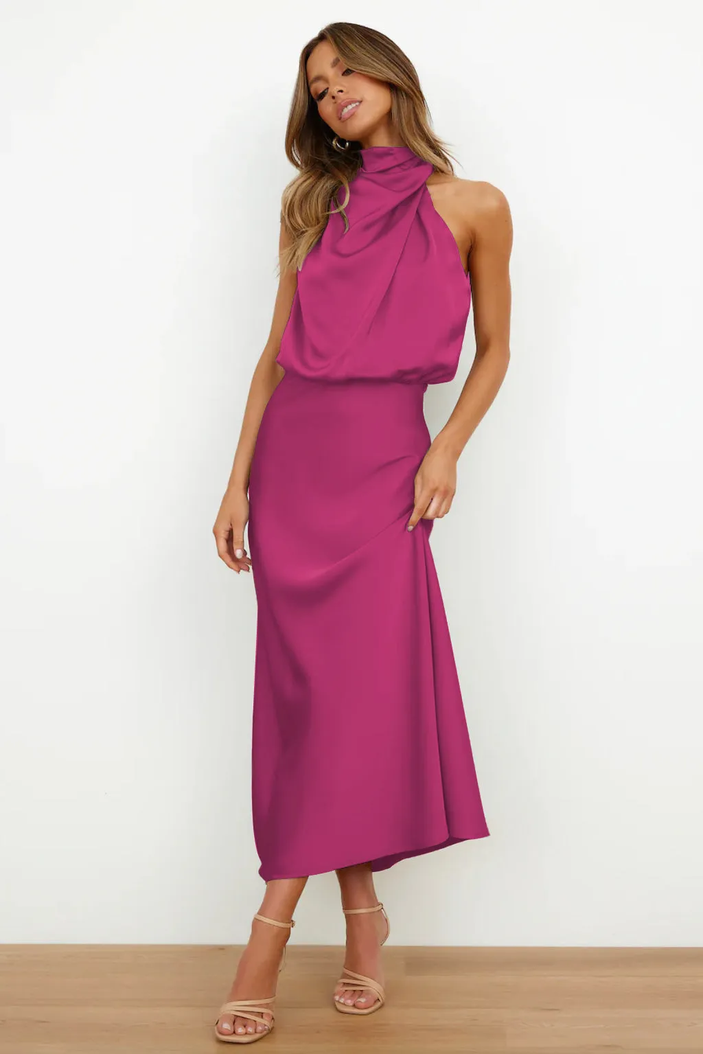 Halter Elegance Cocktail Dress - Culture Heaven Special