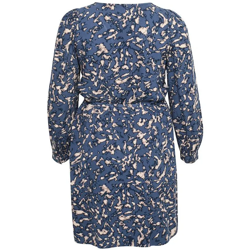 Kaffe Curve Vella Dress in Vintage Indigo