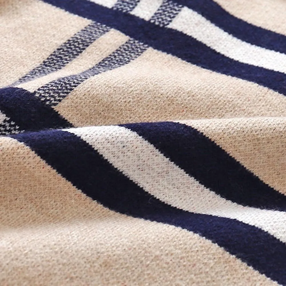 Kids Boy Lapel Strip Pattern Polo Sweater Boy Boutique Clothing Wholesale