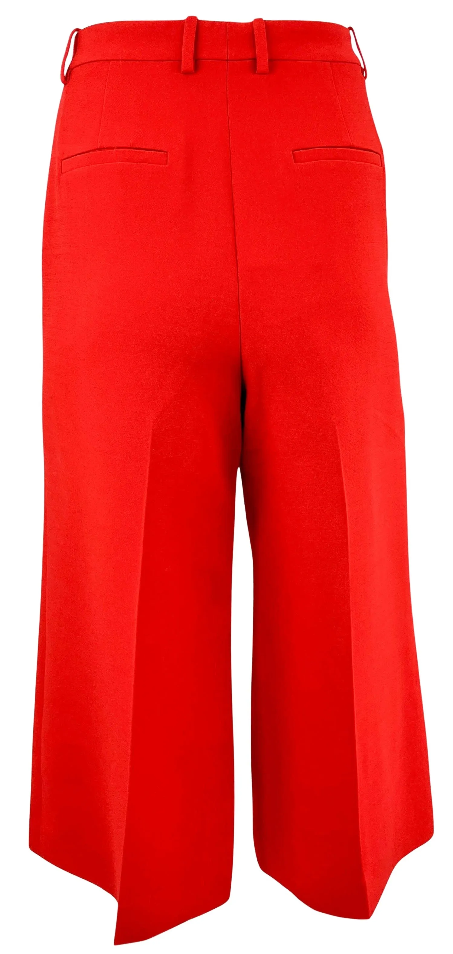 Lafayette 148 Kenmare Cropped Flared Pants in Cherry