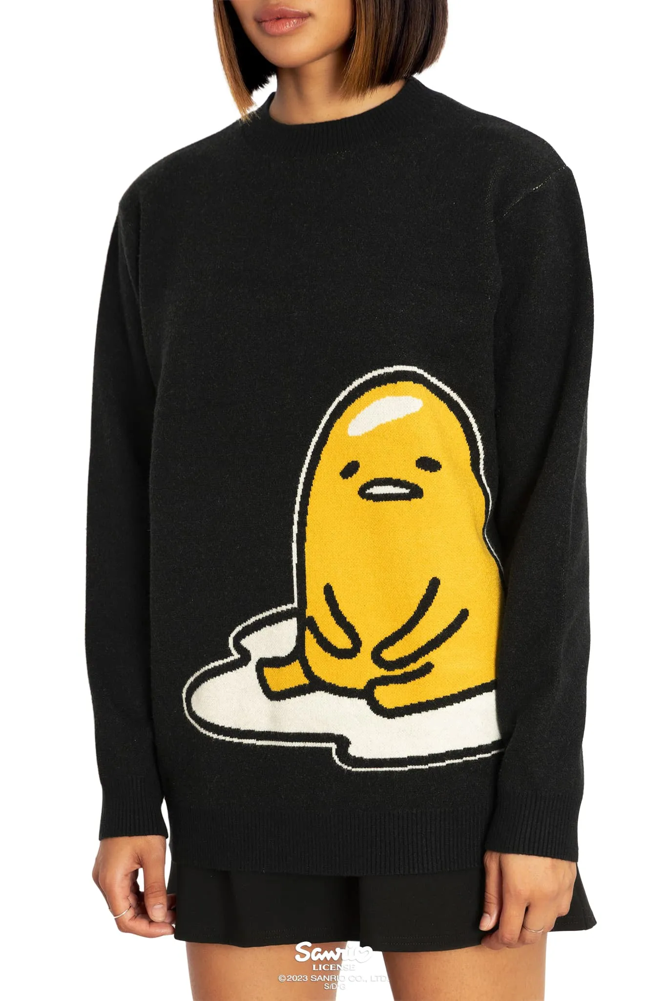 Lazy Gudetama Oversized Knit Sweater