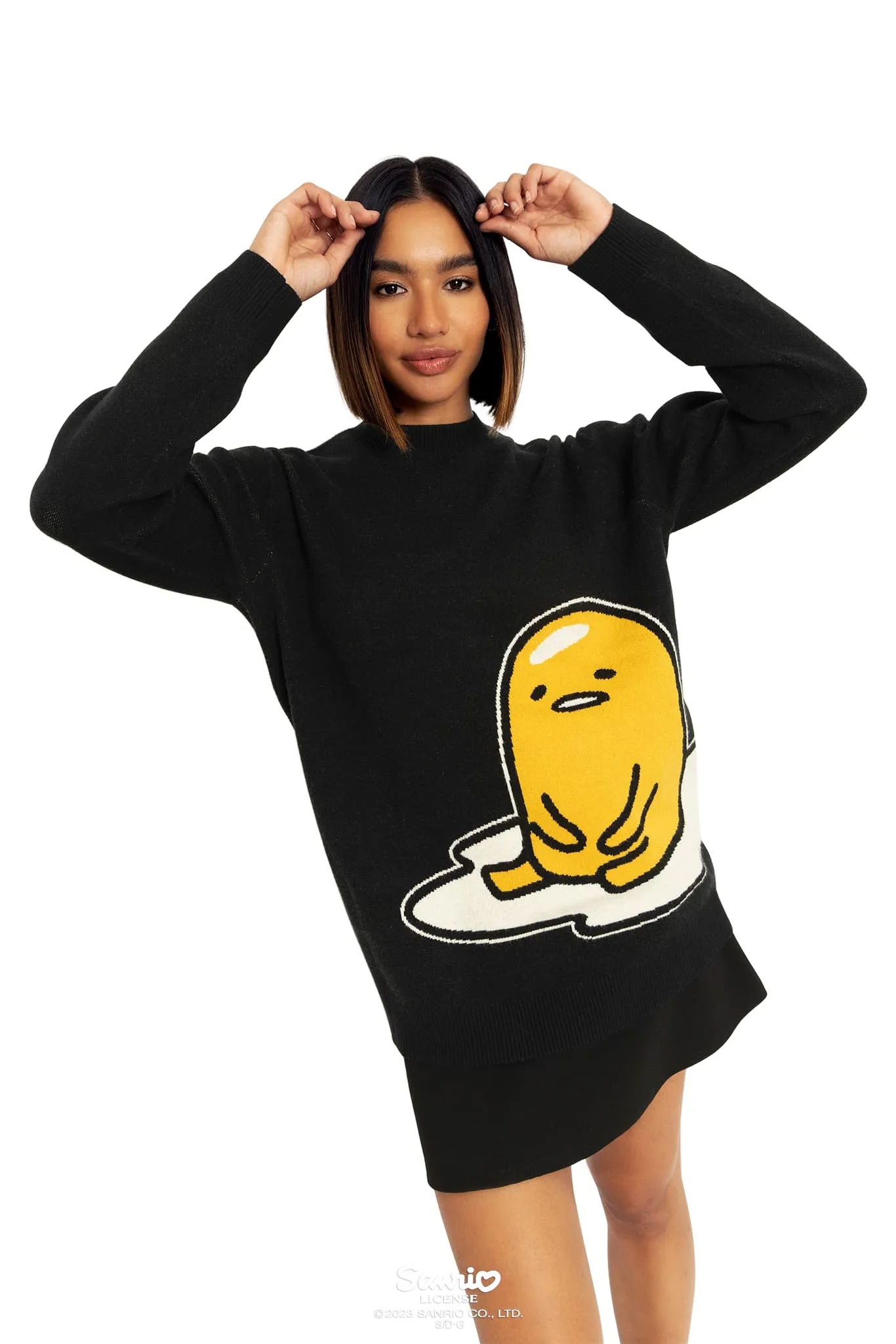 Lazy Gudetama Oversized Knit Sweater