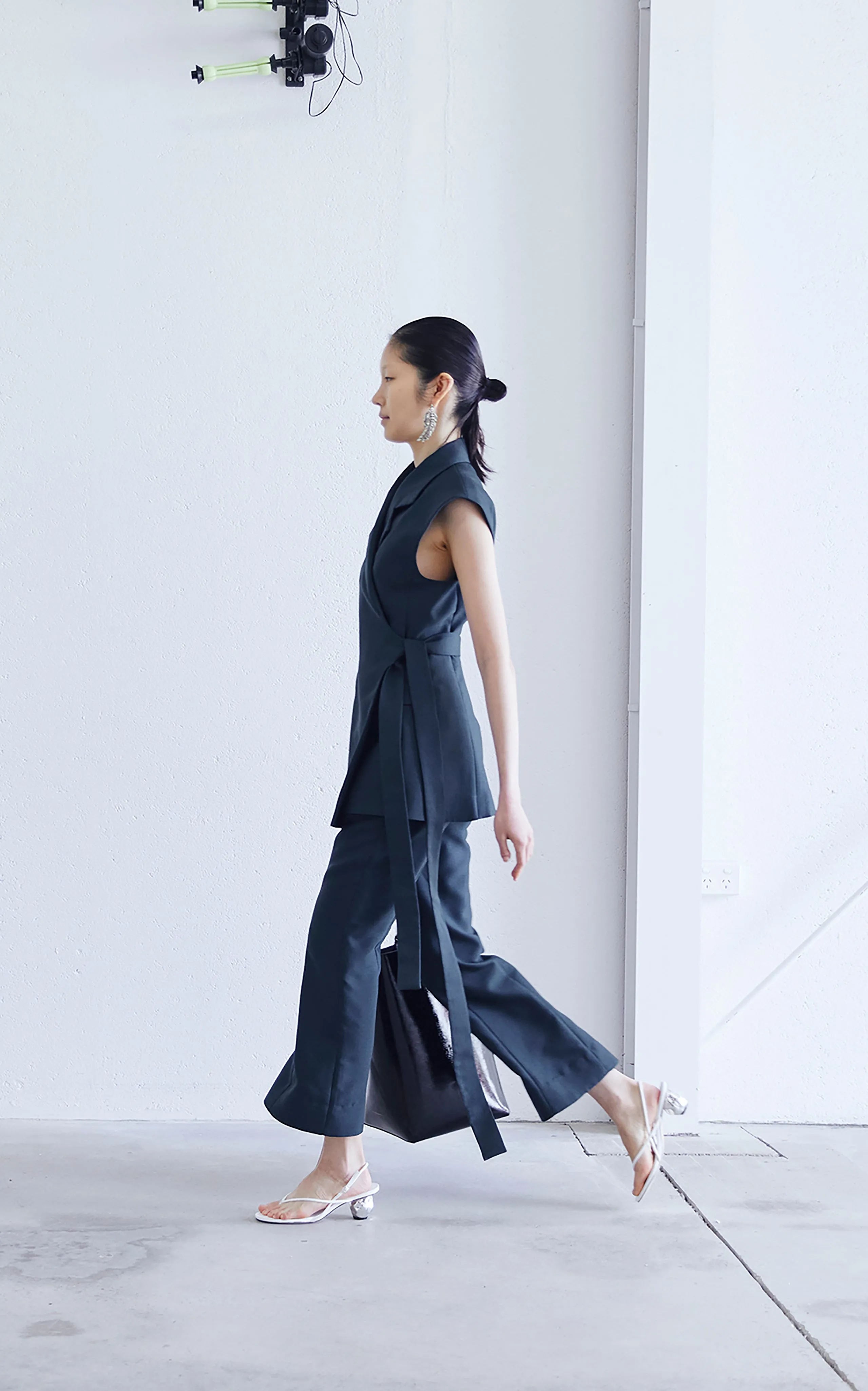 Lettini Crop Flare Pant | Seagrass