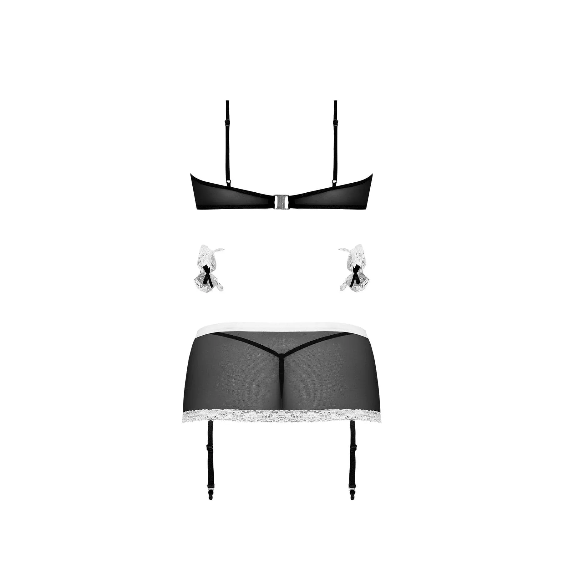 Magic Silk Maid 2 Please Costume Black