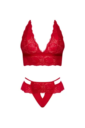 Magic Silk Sugar & Spice Bra & Panty Set Red