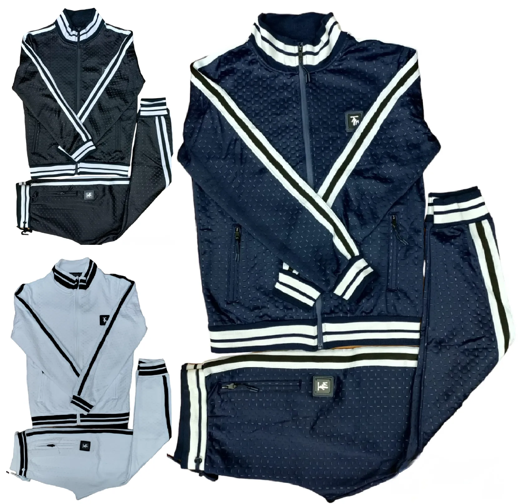 Mens Tracksuit 2 Piece Set Men Urban Time Is Money Hoodie & Joggers Zip Pants Matching Sweatshirts Sweatpants Hoodie & Joggers Bottoms