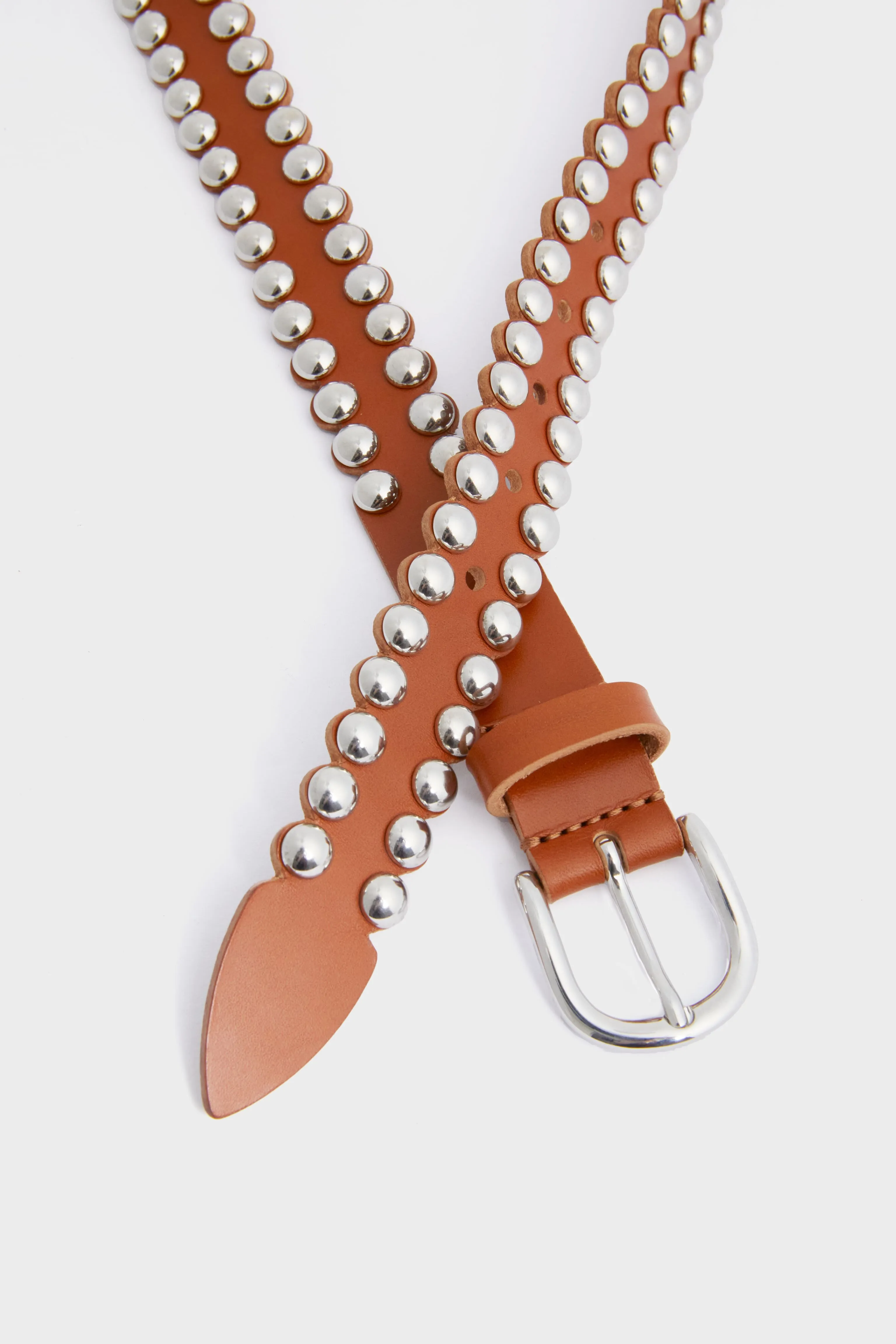 Natural Silver Zap Bubble Belt