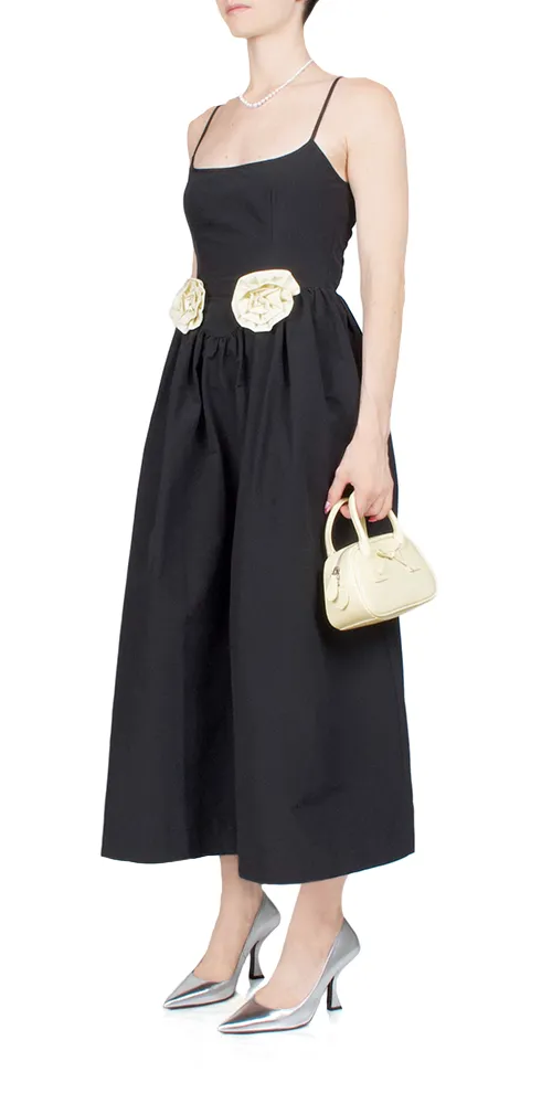 Neroni Dress Black Rosette