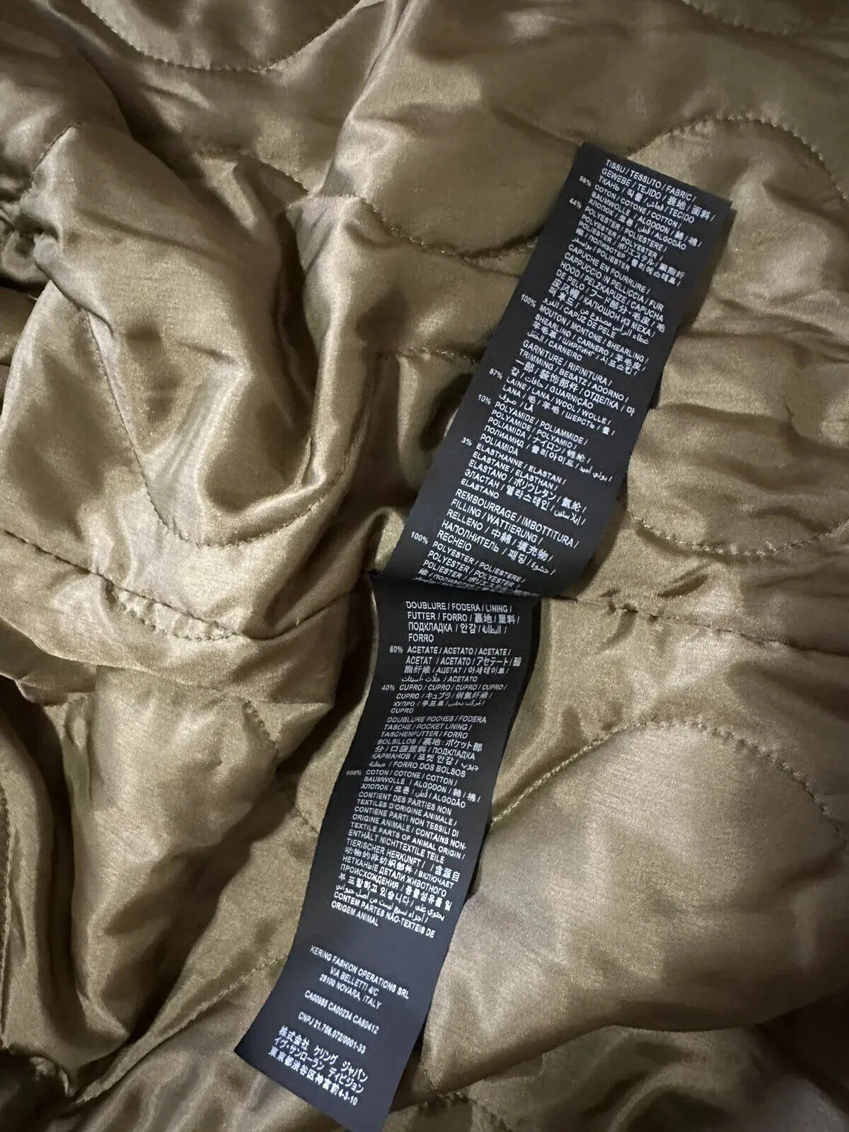 New $3390 Saint Laurent PARKA CAPUCHE CAMOUFLAGE MILI. Jacket Coat 44 US/54 Eu