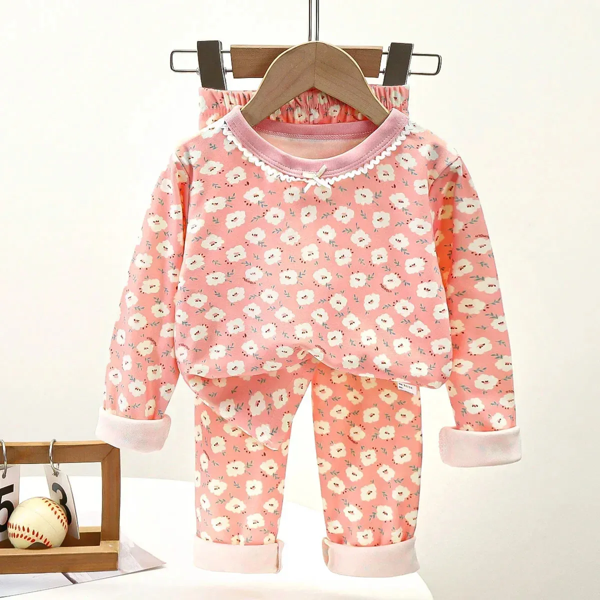 New Kids Boys Girls Pajamas Cute Cartoon Panda Long Sleeve T-Shirt Tops   Pants Baby Spring Autumn Sleepwear Clothing Sets