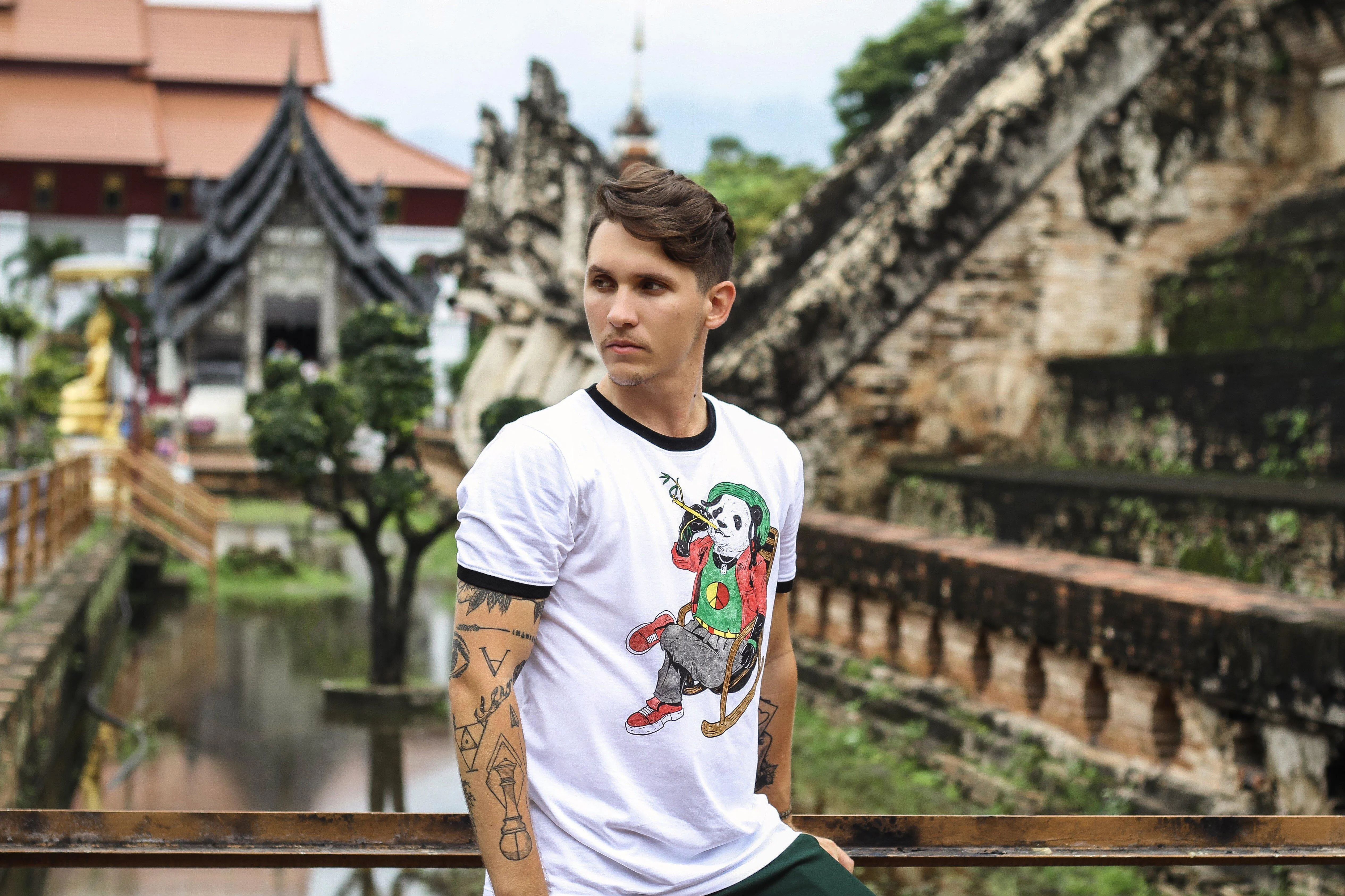 Organic Marley Panda Unisex Tee