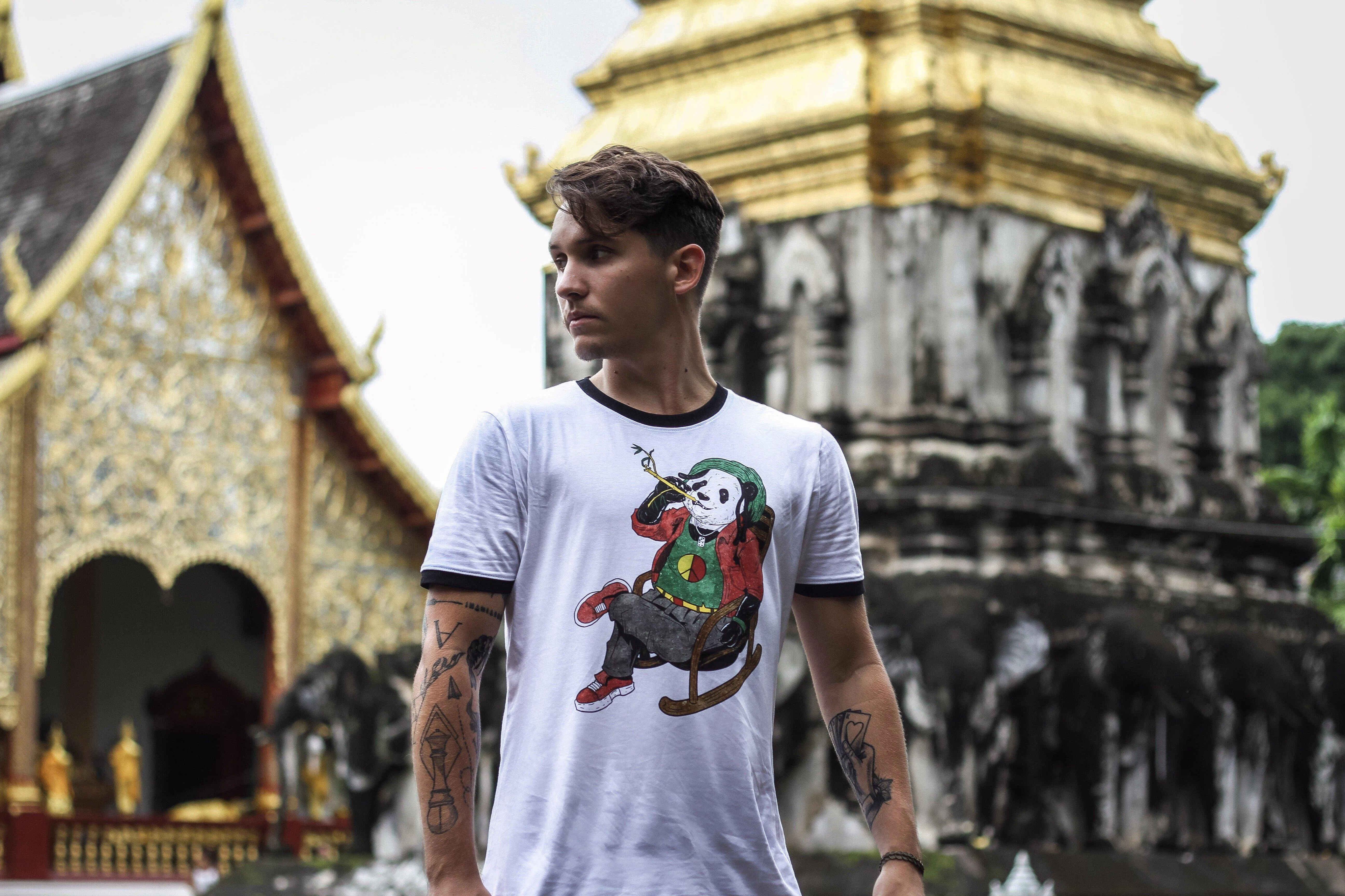 Organic Marley Panda Unisex Tee