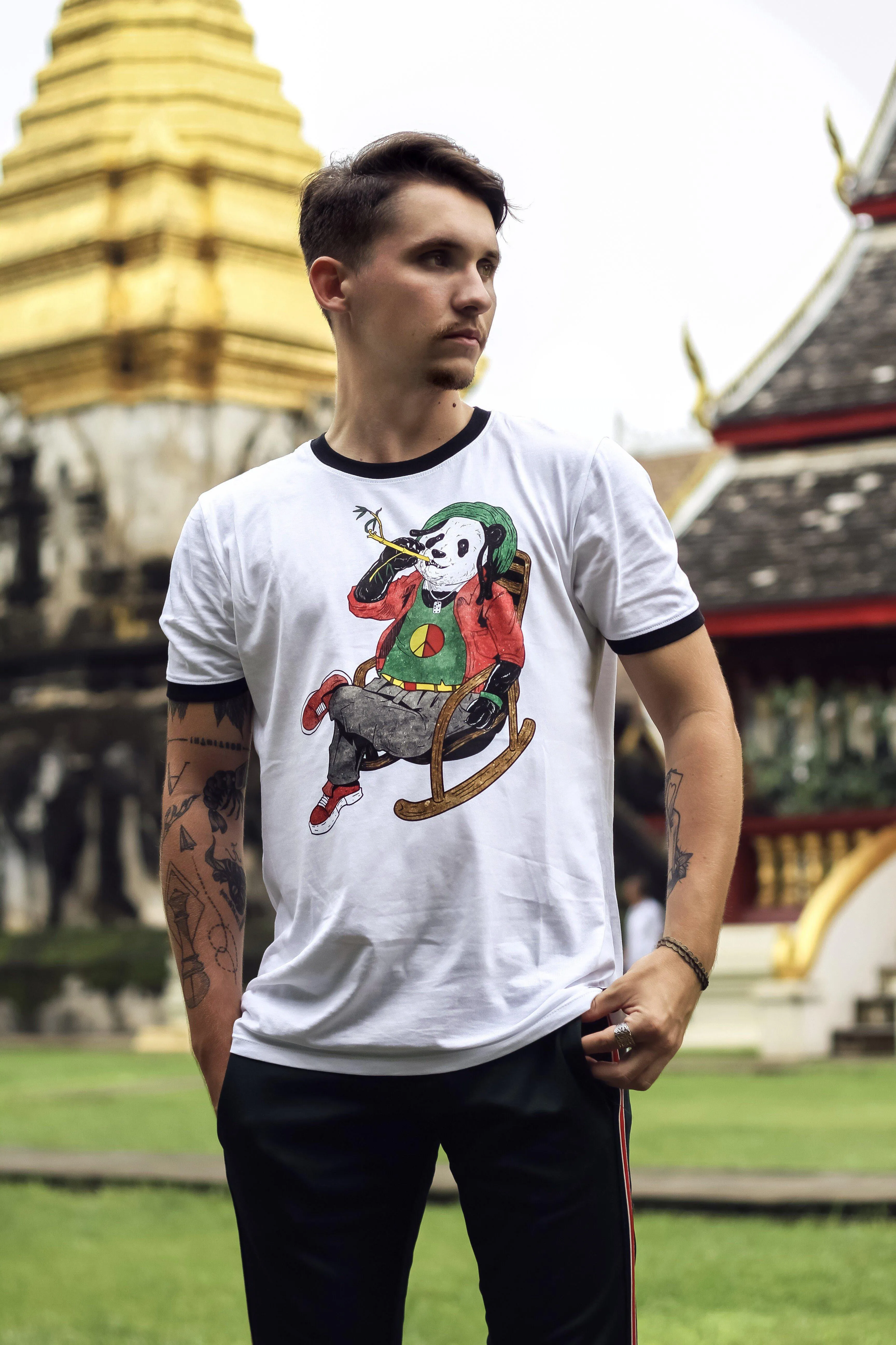 Organic Marley Panda Unisex Tee