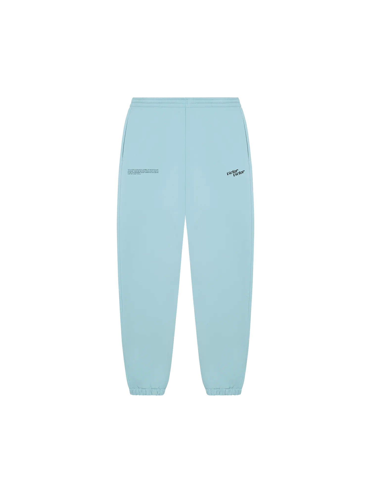 PANGAIA x Victor Victor Signature Track Pants—celestial blue