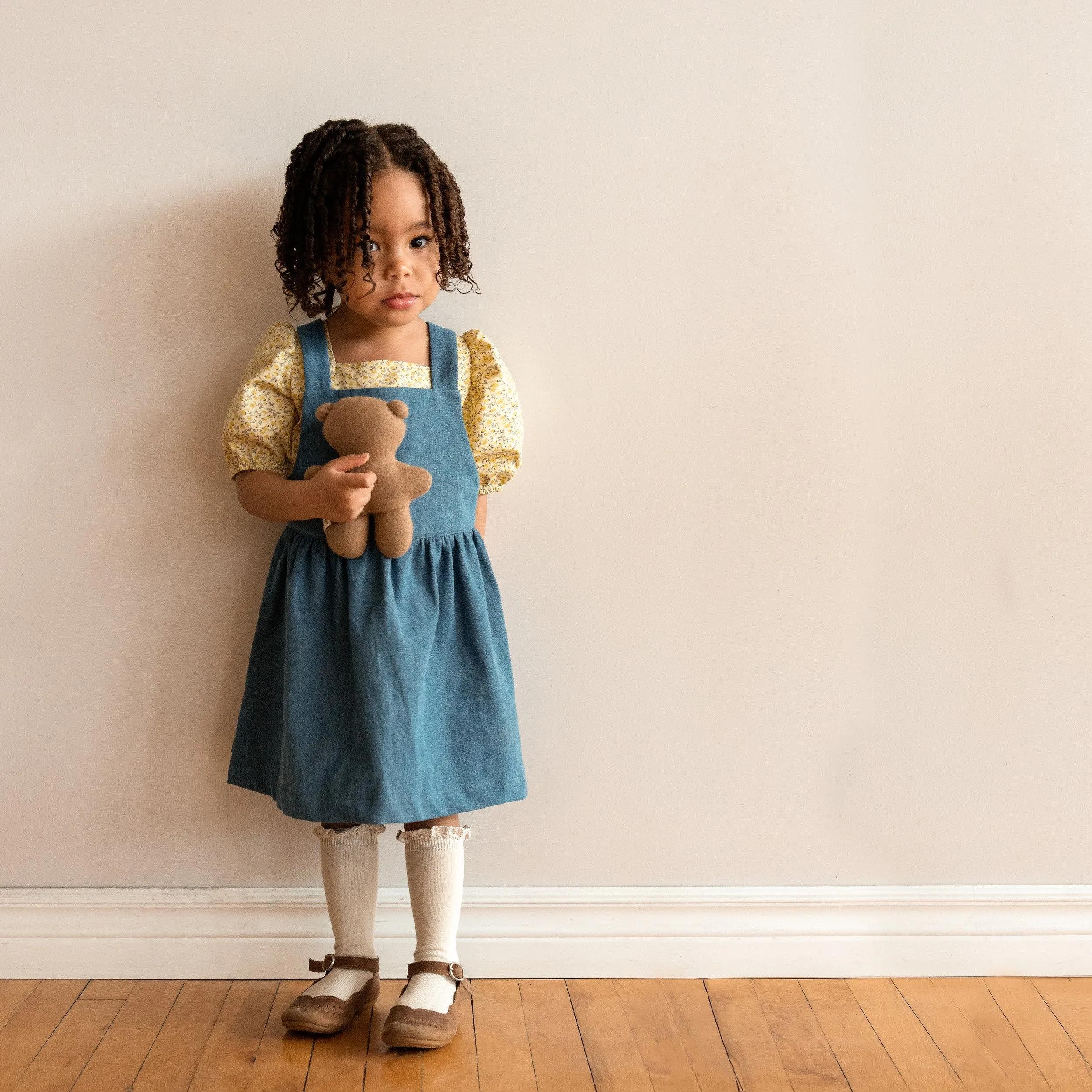 Pinafore Dress - Indigo Denim