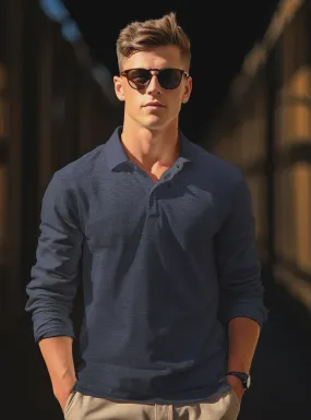 Point Zero Men's LOLAN Cashmere-like Polo Sweater