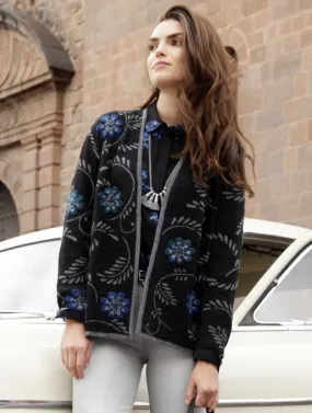 Reversible Alpaca Cardigan