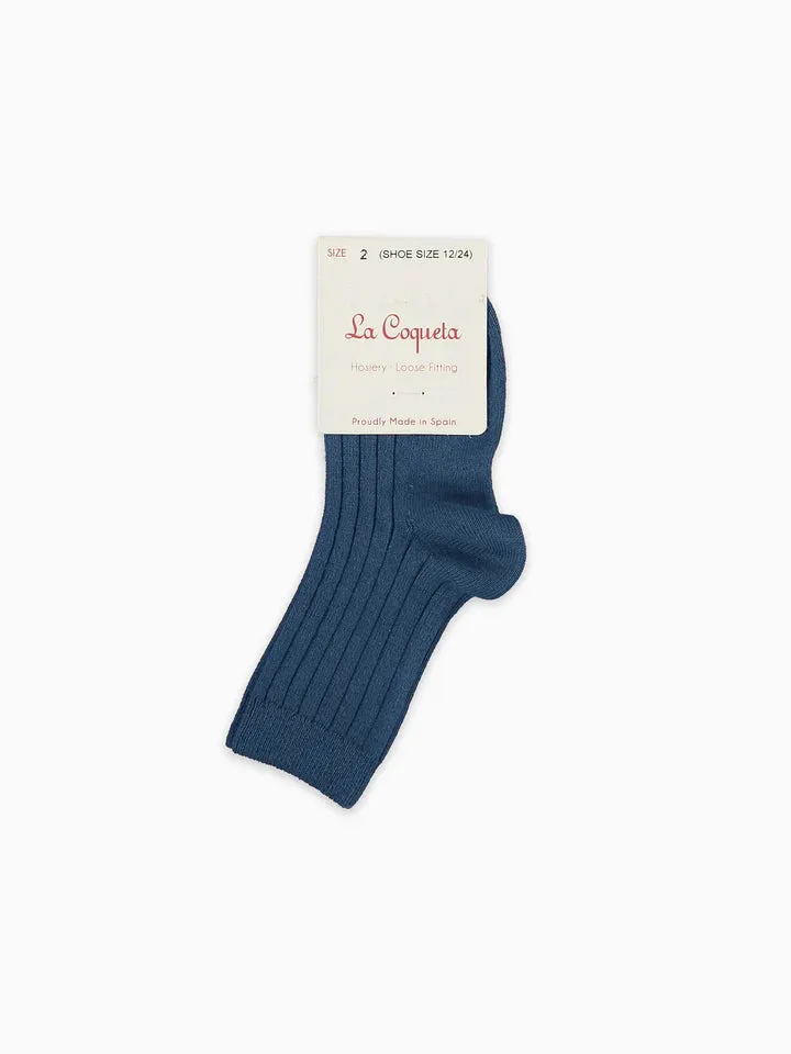 ribbed short socks