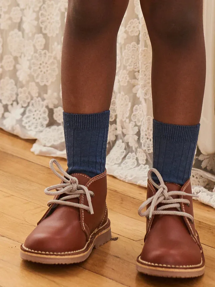 ribbed short socks