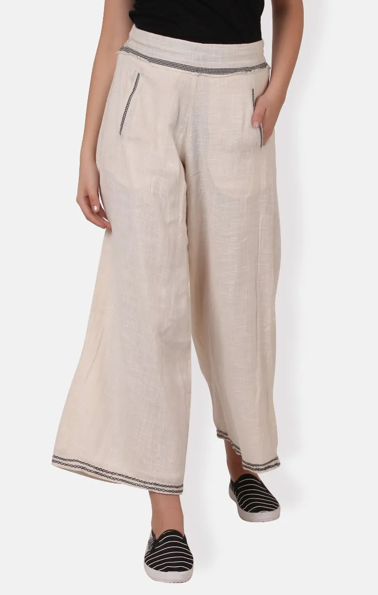Shirt Dress Ivory with Pants