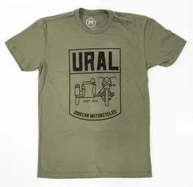 Sidecar Badge T-Shirt - Military Green
