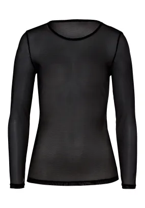 Smooth Illusion Transparent Top | Black 71298-019