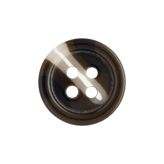 Standard Shiny Finish (Pant / Suit / Overcoat Buttons), Various Sizes - Mottled Brown Color