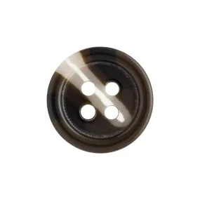 Standard Shiny Finish (Pant / Suit / Overcoat Buttons), Various Sizes - Mottled Brown Color